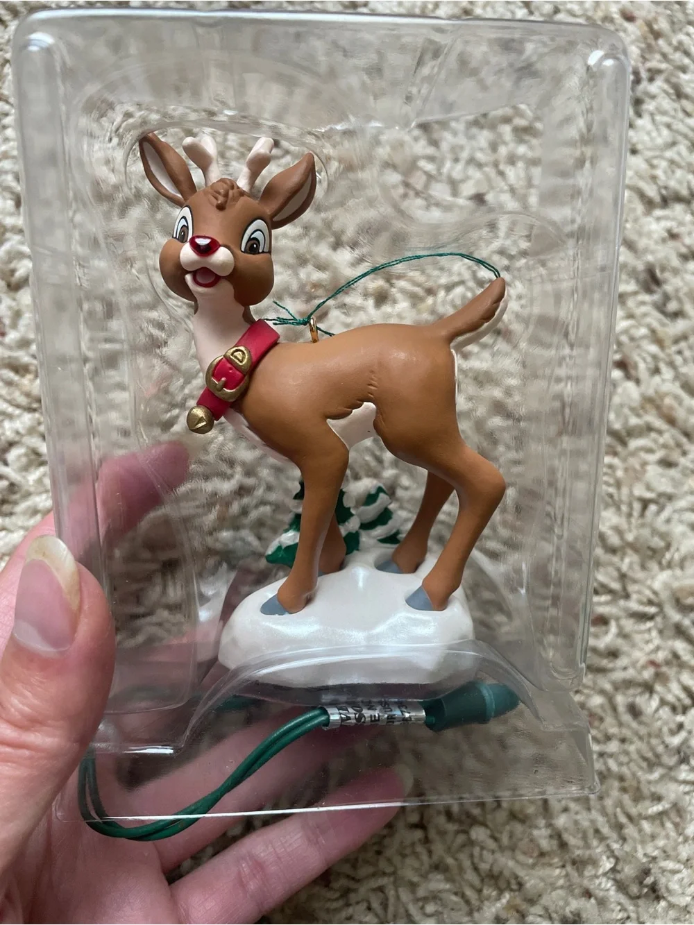 Hallmark Keepsake Ornament Club Rudolph the Red-Nosed Reindeer Light Ornament